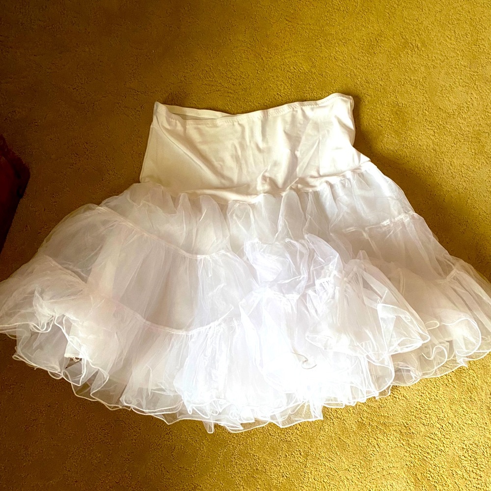 White 3XL Petticoat
